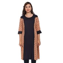 Morph Maternity Stylish Nursing Kurta - Orange
