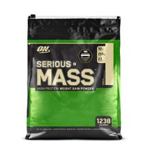 Optimum Nutrition (ON) Serious Mass Weight Gainer Powder - 12 lbs (Vanilla)