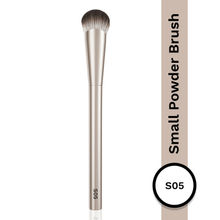 PAC S05 Small Powder Brush - Tapered Powder Brush for Expert Precision, Ideal for Under Eye Baking