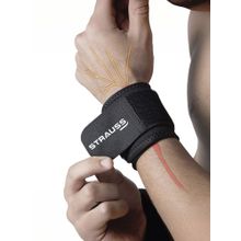 Strauss Black Wrist Support (Pack Of 2)