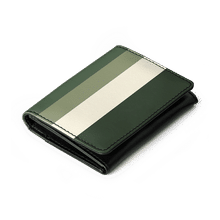 DailyObjects Green Quad - Flip Top Card Wallet