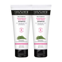 Soulflower Rosemary Tea Tree Shampoo for Hairfall Control Set, Sulphate & Parabeen Free