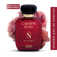 NISARA Carmine Rose Eau De Parfum For A Long Lasting Floral & Musky Fragrance - Perfume For Women