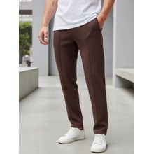 Bewakoof Men's Brown Track Pants