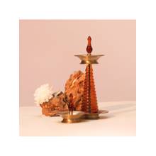 Muun Home Muun Nilavilakku Oil Lamp Tall