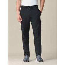 U.S. Polo Assn. Denim Co. Men's Black Solid Regular Fit Track Pants