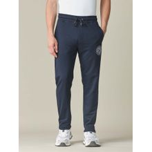 U.S. Polo Assn. Denim Co. Men's Navy Blue Mid Rise Solid Track Pants