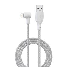 Portronics Konnect HD 8 Pin Cable with 3A Fast Charging, 1.2M Compatible with iOS Devices (White)