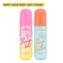 Wanderlust Berry Tini & Peach Bellini Perfume Body & Hair Cocktail Mist Combo