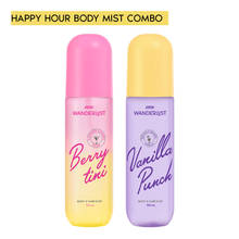 Wanderlust Berry Tini & Vanilla Punch Perfume Body & Hair Cocktail Mist Combo