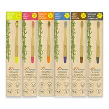 Dr. Morepen Organic Bamboo Toothbrush For Adults Pack Of 6