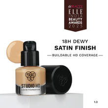 PAC Studio HD Liquid Foundation Mini - Lightweight Dewy Satin Finish, Medium Buildable Coverage