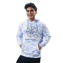 The Souled Store Men Wanderlust Blue Hoodies