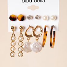 Pipa Bella by Nykaa Fashion Combo Of 6 Stylish Earrings(6)