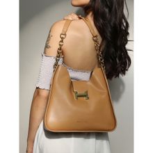 Haute Sauce Brown The Monogram Hand Bag with Pouch (Set of 2)