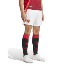 adidas Mufc H Men White Football Shorts