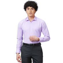 Park Avenue Slim Fit Solid Light Violet Shirt