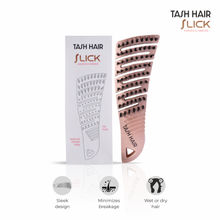 Tash Hair Slick Boar Bristle Detangle Hair Brush - Gold