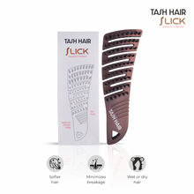 Tash Hair Slick Boar Bristle Detangle Hair Brush - Copper
