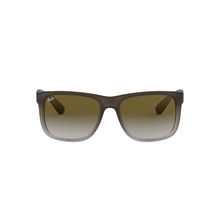 Ray-Ban 0RB4165 Dark Green Gradient Justin Square Sunglasses (54 mm)