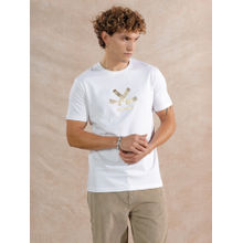 WROGN Gold Foil Print Slim Fit T-Shirt