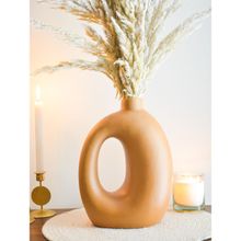 Hollyhock Terracotta Acadia Stoneware Vase