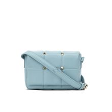 NUFA Blue Studded Quilted Silng Bag