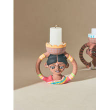 Chumbak Mala Paper Mache Candle Stand