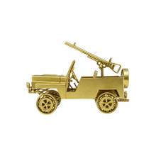 Golden Peacock Vintage Military Vehicle Decor