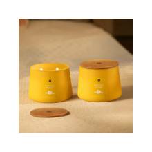 Ellementry Magnolia Petal Golden Hour Jar Candle (Pack of 2)