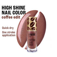 Lakme 9 To 5 Overtime Shine Nail Polish - Coffee Edit