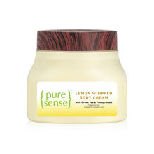 PureSense Lemon Whipped Body Cream Lotion For Glowing Skin - Makers of Parachute Advansed