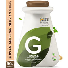 MyFitFuel Ginseng+ Triple Strength (korean, American & Siberian Ginseng) 400mg