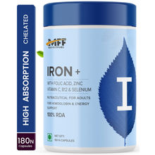 MyFitFuel Iron (For 6 Months)+ Folic Acid, Zinc, Vitamin C & B12 Supplement for Hemoglobin & Energy