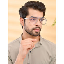 Royal Son Men Aviator Sunglasses Transparent Lens (large)