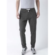 Club York Men Charcoal Solid Track Pants