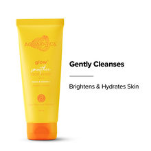 Aqualogica Glow+ Smoothie Face Wash with Papaya & Vitamin C , Hydrates & Gently Cleanses
