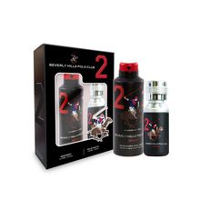 Beverly Hills Polo Club Sport No.2 Gift Set For Men (EDT + Deo Combo)