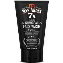 Man Arden 7X Activated Charcoal Brightening Face Wash 100ml