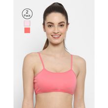 Floret Non Padded & Wire Free Full Coverage Sports Bra (Pack of 3)
