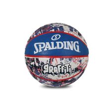 Spalding Graffiti Rubber Basketball Blue-Red