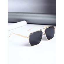 ROYALTAIL RT-SUNG-060 Black Solid Metal Pilot Sunglasses (60)