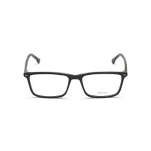 Police VK061K52703FR Black Solid Acetate Rectangle Eyewear Frame (52)