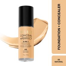 Milani Conceal + Perfect 2-in-1 Foundation + Concealer - 02 Natural