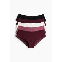 H&M Women Multi-Color 5-Pack Hipster Briefs