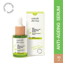 Nature Derma 20% Vitamin C + E & Ferulic Acid Serum With Natural Biome-Boost
