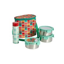 Chumbak Aztec Cats Lunch Box Set