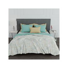 MYTRIDENT King Size Reversible Comforter Blanket - Opaline Green