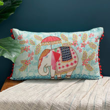 Ame decorative cushion cover, Voyageu Eclectic Folk - 14x24
