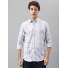 Beverly Hills Polo Club Multi Check Sport Fit Shirt - White